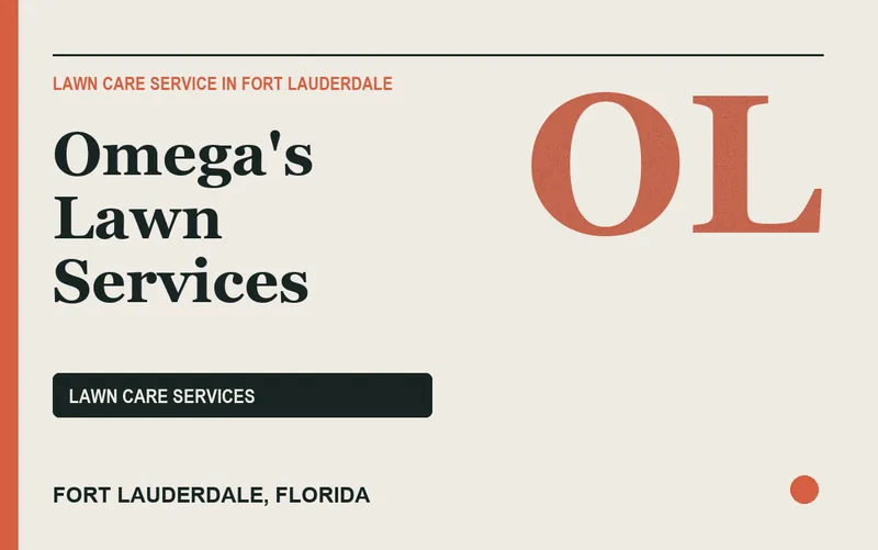 Omega's Lawn Services in Fort Lauderdale, Florida