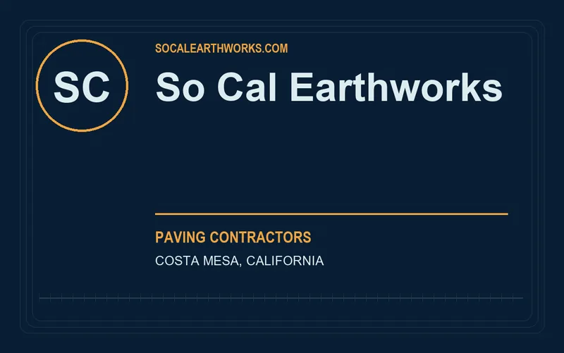 So Cal Earthworks in Costa Mesa, California