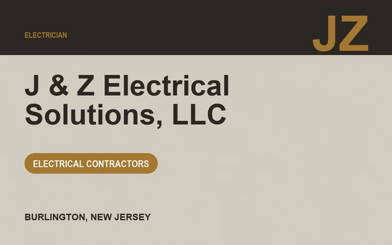 J & Z Electrical Solutions, LLC in Burlington, New Jersey
