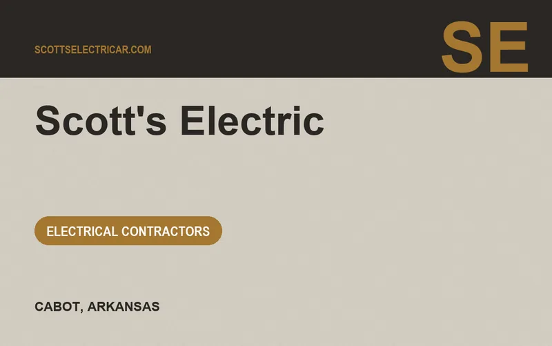 Scott's Electric in Cabot, Arkansas