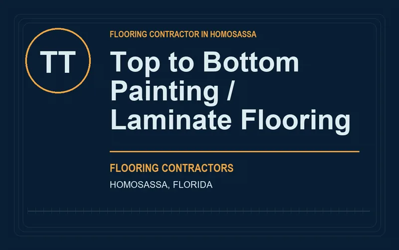 Top to Bottom Painting / Laminate Flooring in Homosassa, Florida