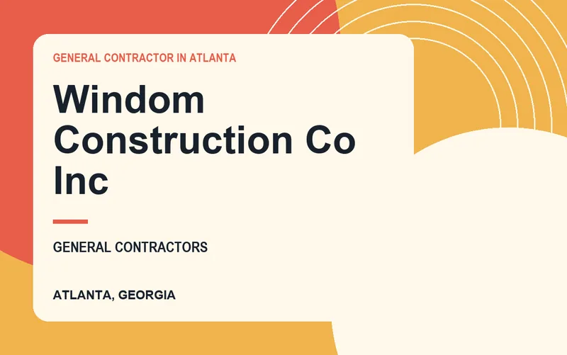 Windom Construction Co Inc in Atlanta, Georgia