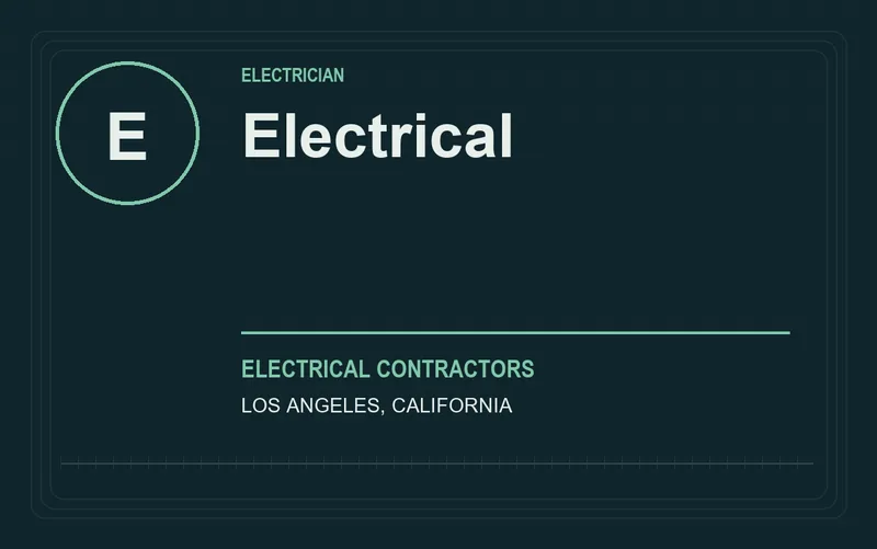 Electrical in Los Angeles, California