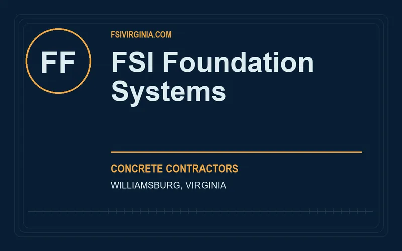 FSI Foundation Systems in Williamsburg, Virginia