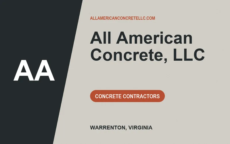 All American Concrete, LLC in Warrenton, Virginia
