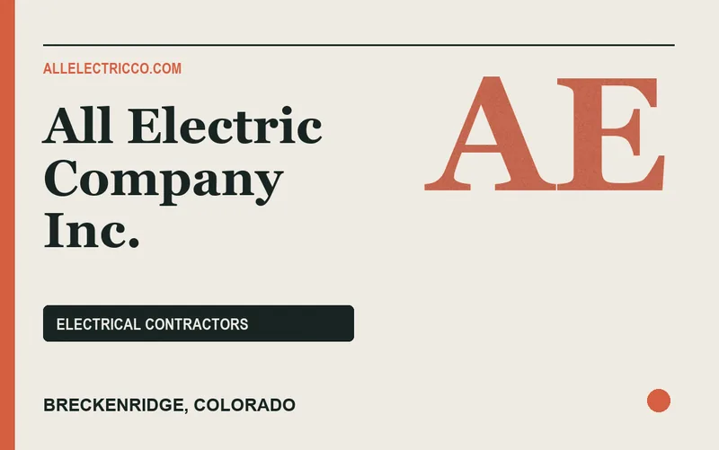 All Electric Company Inc. in Breckenridge, Colorado