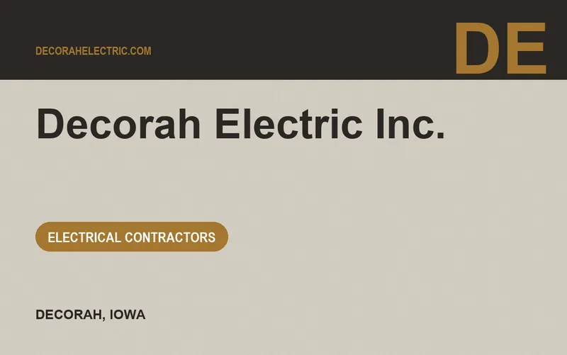 Decorah Electric Inc. in Decorah, Iowa