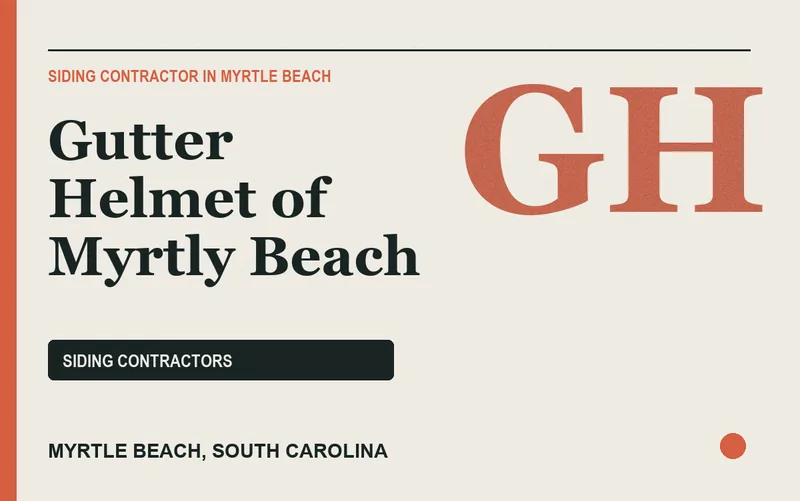 Gutter Helmet of Myrtly Beach in Myrtle Beach, South Carolina
