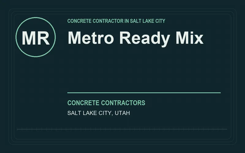 Metro Ready Mix in Salt Lake City, Utah