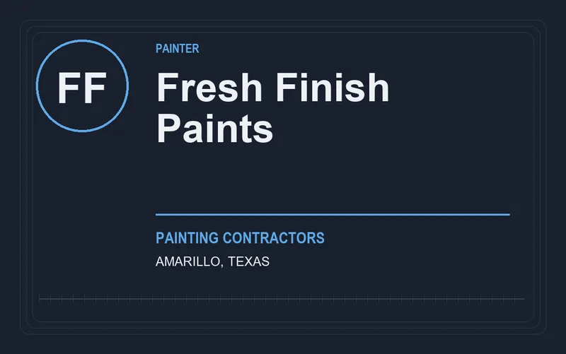 Fresh Finish Paints in Amarillo, Texas