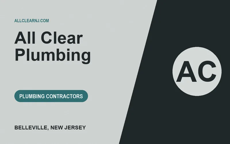 All Clear Plumbing in Belleville, New Jersey