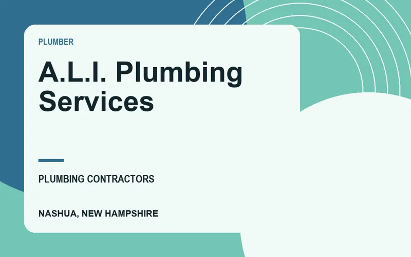 A.L.I. Plumbing Services in Nashua, New Hampshire