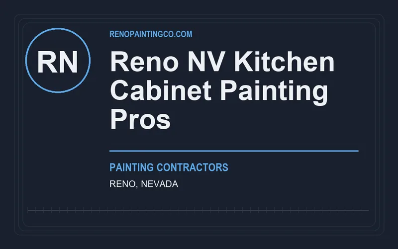Reno NV Kitchen Cabinet Painting Pros in Reno, Nevada