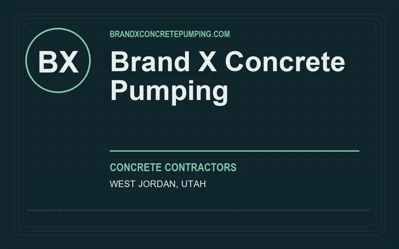 Brand X Concrete Pumping in West Jordan, Utah
