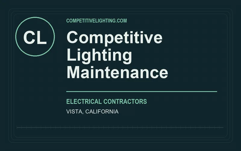 Competitive Lighting Maintenance in Vista, California