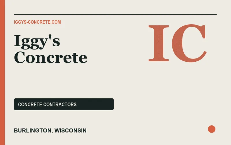 Iggy's Concrete in Burlington, Wisconsin