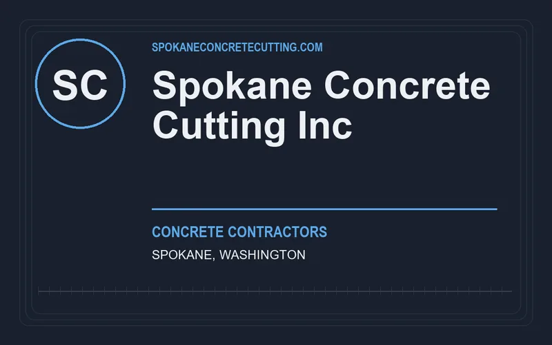 Spokane Concrete Cutting Inc in Spokane, Washington