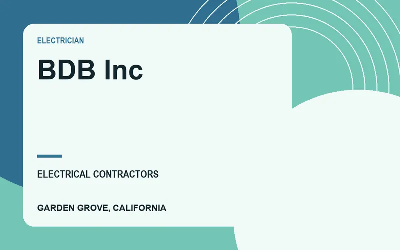 BDB Inc in Garden Grove, California