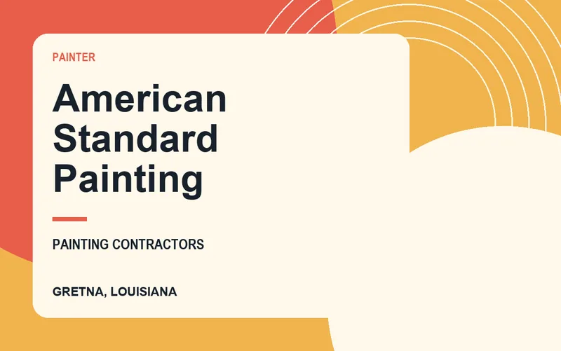 American Standard Painting in Gretna, Louisiana