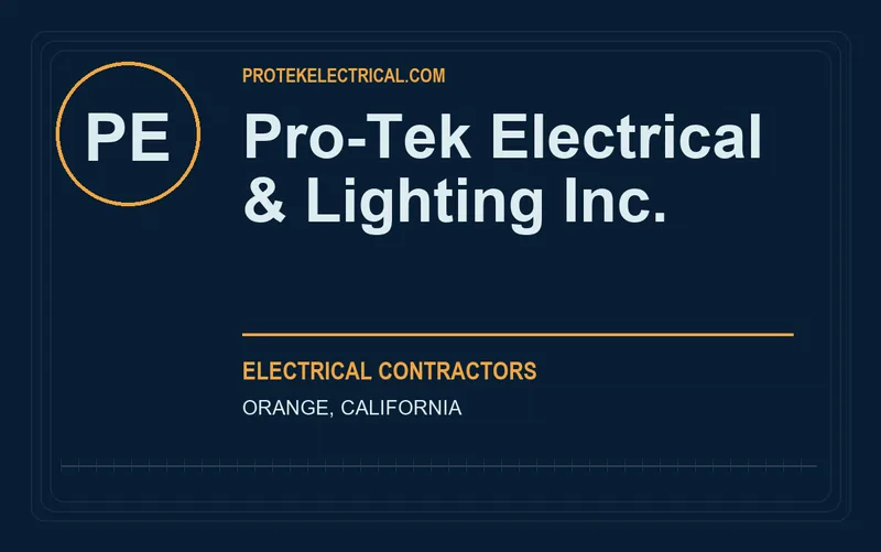 Pro-Tek Electrical & Lighting Inc. in Orange, California