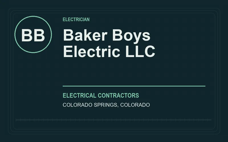 Baker Boys Electric LLC in Colorado Springs, Colorado