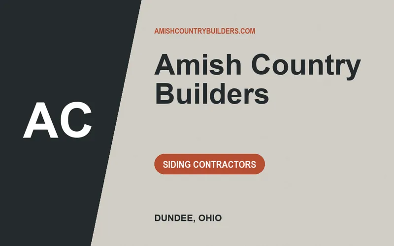 Amish Country Builders in Dundee, Ohio