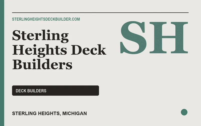 Sterling Heights Deck Builders in Sterling Heights, Michigan