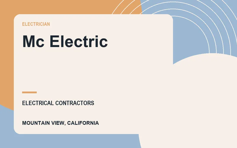 MC ELECTRIC in Mountain View, California