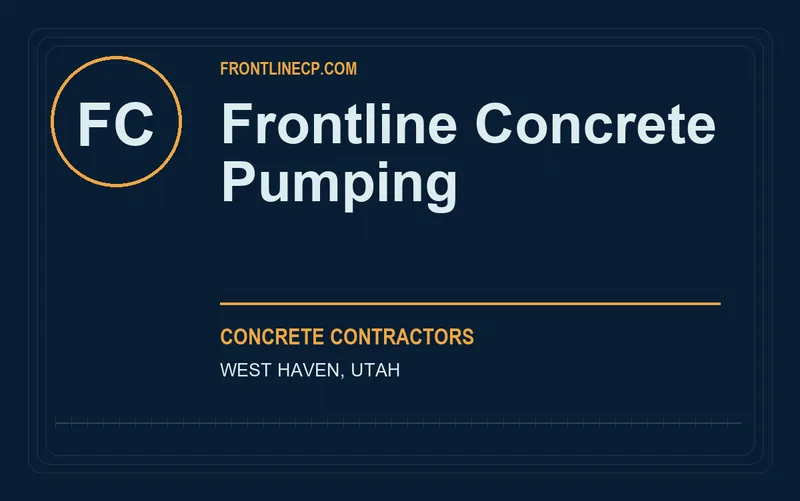 Frontline Concrete Pumping in West Haven, Utah