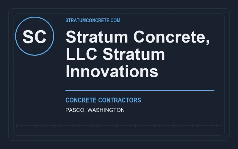 Stratum Concrete, LLC Stratum Innovations in Pasco, Washington