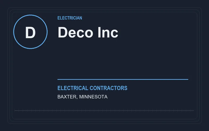 Deco Inc in Baxter, Minnesota