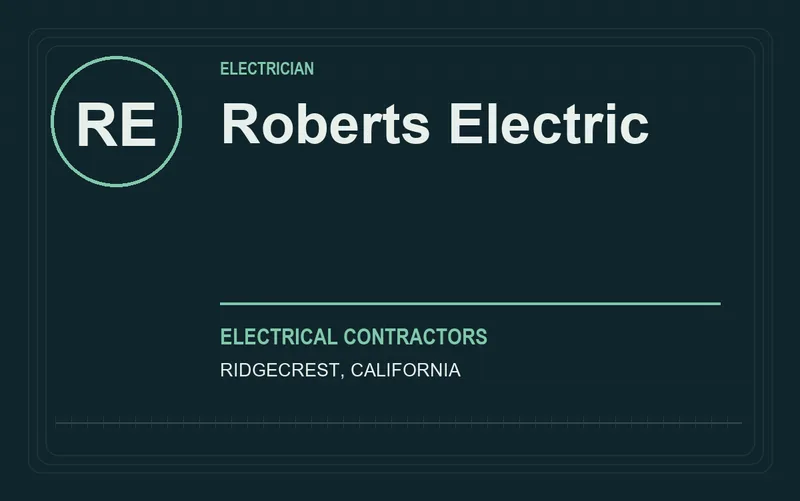 Roberts Electric in Ridgecrest, California