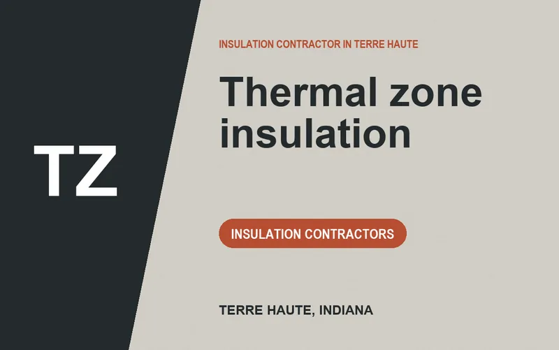 Thermal zone insulation in Terre Haute, Indiana