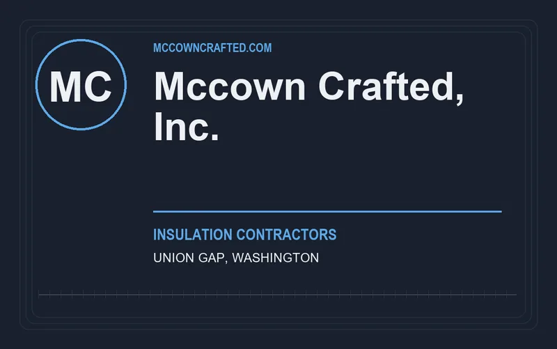 Mccown Crafted, Inc. in Union Gap, Washington