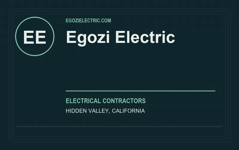Egozi Electric in Hidden Valley, California