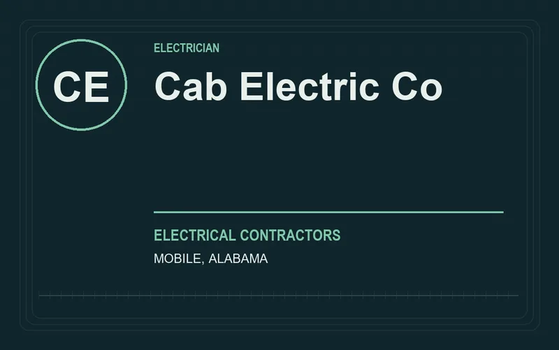 Cab Electric Co in Mobile, Alabama