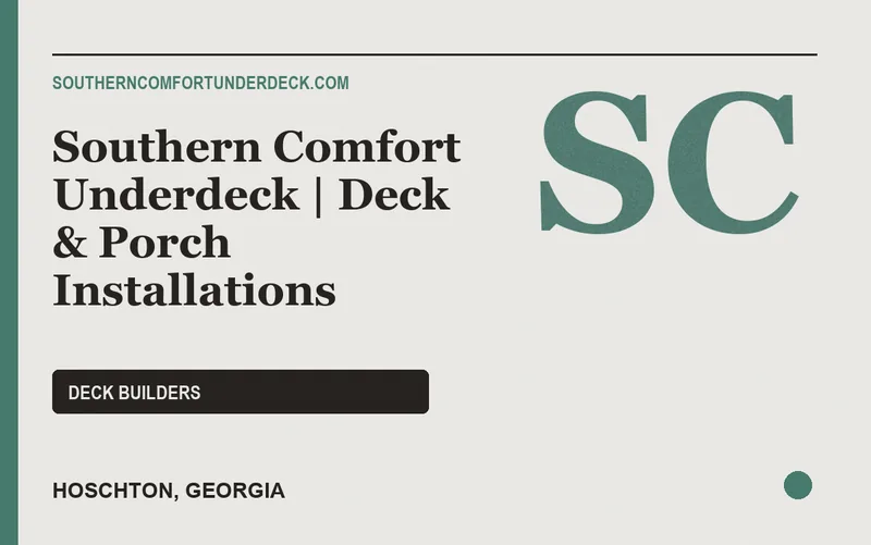 Southern Comfort Underdeck | Deck & Porch Installations in Hoschton, Georgia