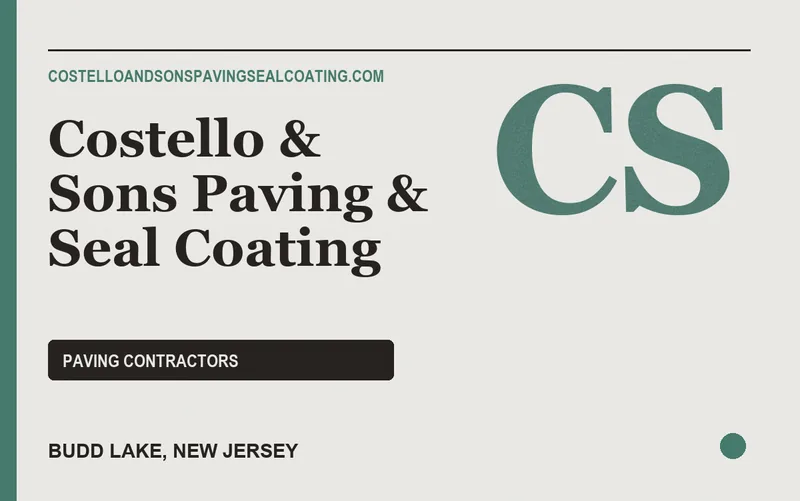 Costello & Sons Paving & Seal Coating in Budd Lake, New Jersey
