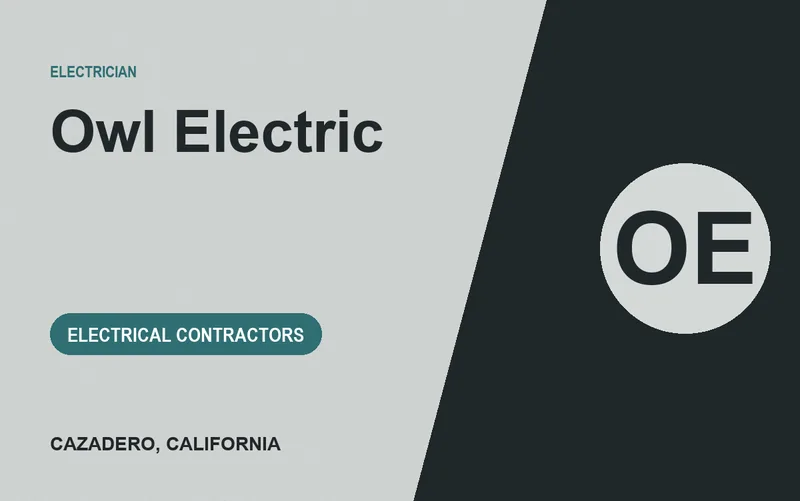 Owl Electric in Cazadero, California
