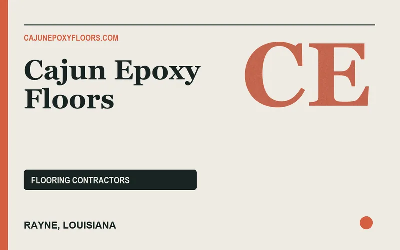 Cajun Epoxy Floors in Rayne, Louisiana
