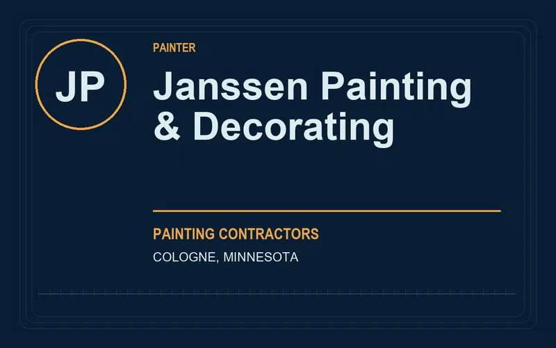 Janssen Painting & Decorating in Cologne, Minnesota