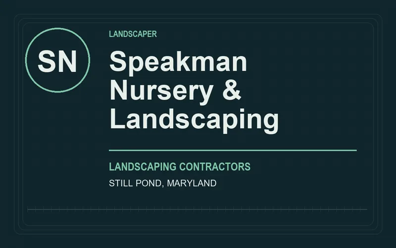 Speakman Nursery & Landscaping in Still Pond, Maryland