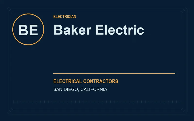 Baker Electric in San Diego, California