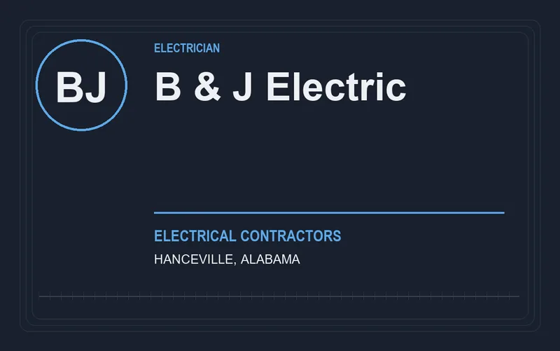 B & J Electric in Hanceville, Alabama