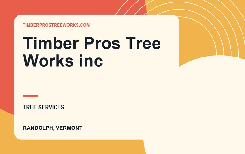 Timber Pros Tree Works inc in Randolph, Vermont