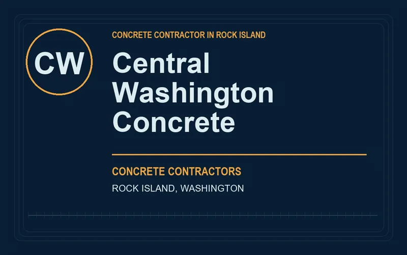 Central Washington Concrete in Rock Island, Washington