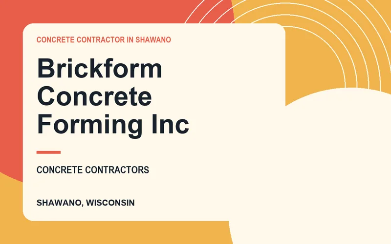 Brickform Concrete Forming Inc in Shawano, Wisconsin