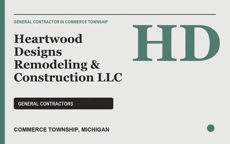 Heartwood Designs Remodeling & Construction LLC in Commerce Township, Michigan