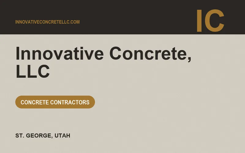Innovative Concrete, LLC in St. George, Utah