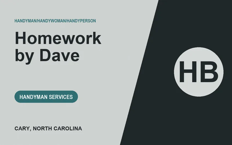 Homework by Dave in Cary, North Carolina